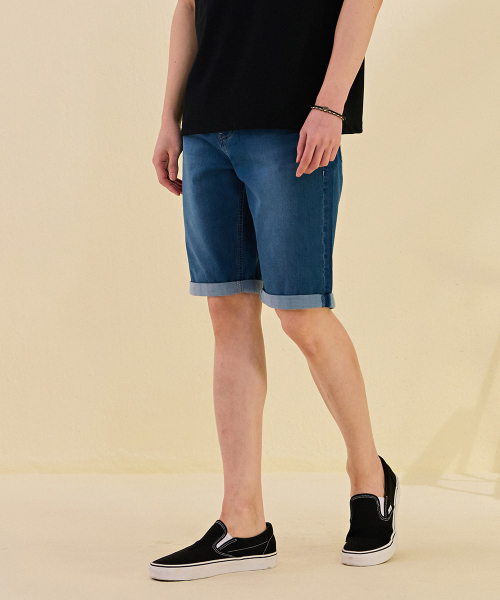 CHASECULT(チェイスカルト)の「男性インバンディング5部デニムパンツ-DCRK2611E0N(その他パンツ・メンズ・ブルー・76/82/70/86)」の4枚目の写真