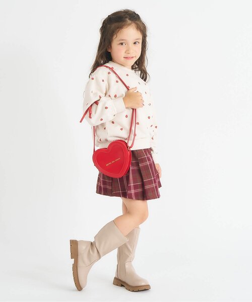 apres les cours（アプレレクール）の「【WEB限定】袖リボントレーナー_ジュニア対応（スウェット・キッズ・マスタード/ブラウン/ライトグレー/ブルー/アイボリー・90/100/110/120/130/140/80）」の10枚目の写真