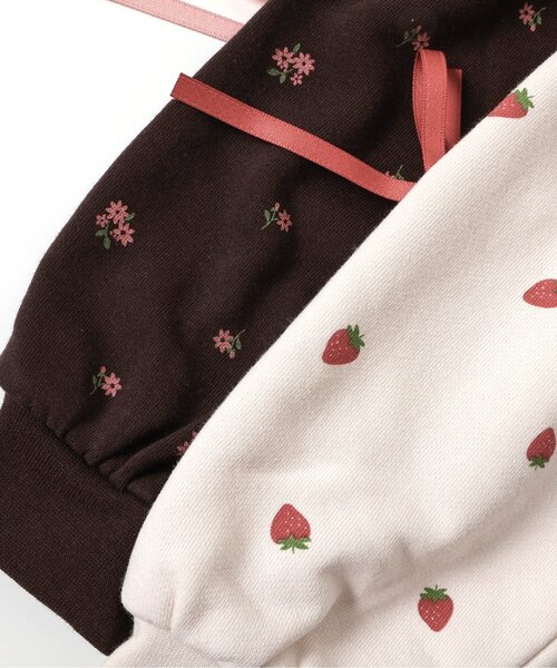 apres les cours（アプレレクール）の「【WEB限定】袖リボントレーナー_ジュニア対応（スウェット・キッズ・マスタード/ブラウン/ライトグレー/ブルー/アイボリー・90/100/110/120/130/140/80）」の21枚目の写真