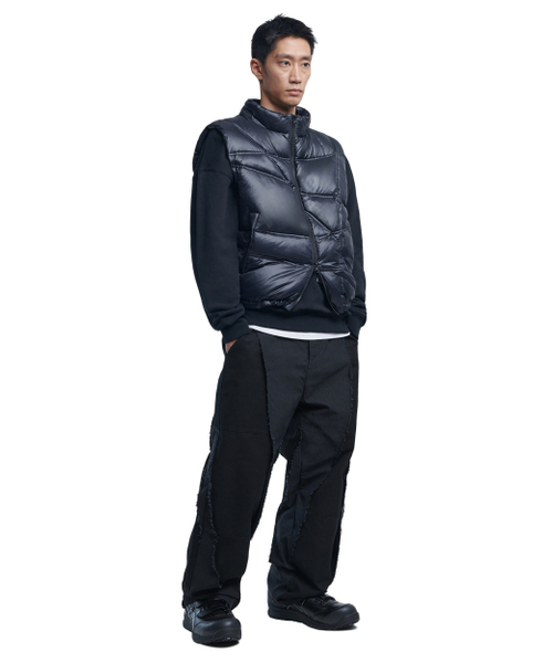 NOMANUAL(NOMANUAL)の「TRACK DUCK DOWN VEST - GLOSSY BLACK(ダウンベスト・レディース・その他・LARGE)」の21枚目の写真