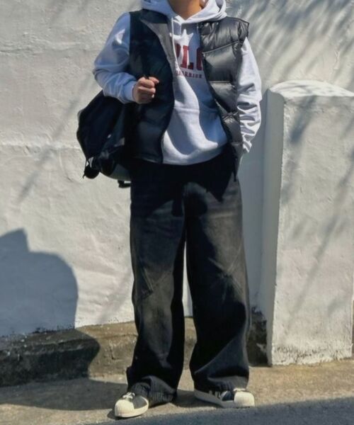NOMANUAL(NOMANUAL)の「TRACK DUCK DOWN VEST - GLOSSY BLACK(ダウンベスト・レディース・その他・LARGE)」の10枚目の写真