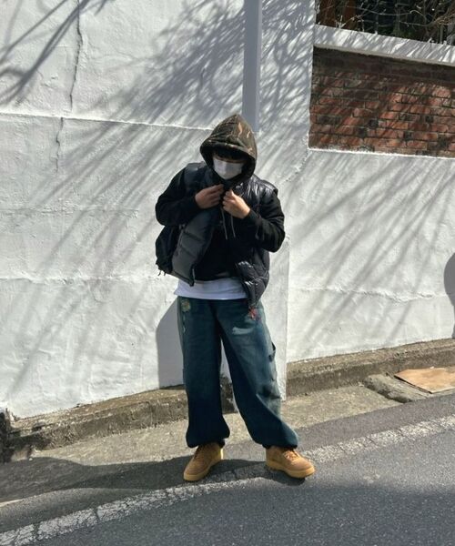 NOMANUAL(NOMANUAL)の「TRACK DUCK DOWN VEST - GLOSSY BLACK(ダウンベスト・レディース・その他・LARGE)」の11枚目の写真