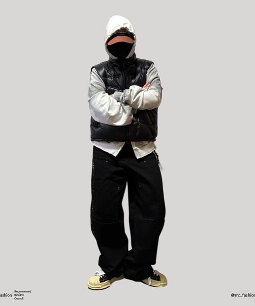 NOMANUAL(NOMANUAL)の「TRACK DUCK DOWN VEST - GLOSSY BLACK(ダウンベスト・レディース・その他・LARGE)」の13枚目の写真
