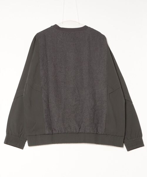 MMMM（エムエムエムエム）の「MMMM ドルマンスリーブクルーネック/ブークレ/ナイロン（スウェット・メンズ・チャコール/ブラック・XL/M/L）」の20枚目の写真