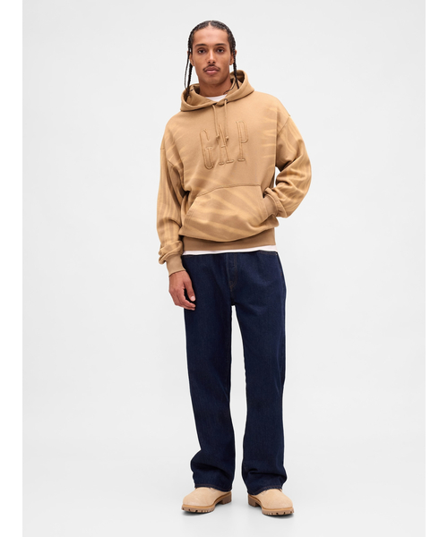 GAP(ギャップ)の「ヴィンテージソフト オーバーサイズ GAPロゴパーカー(パーカー・メンズ・カーキ/ブラック/キャメル・XL/L/M/S/XS)」の5枚目の写真
