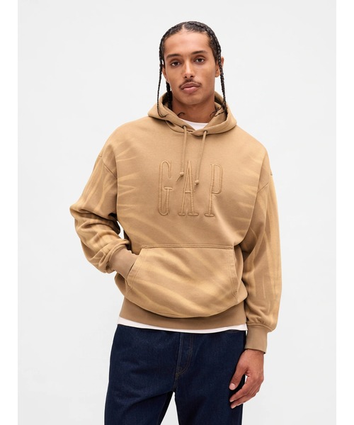 GAP(ギャップ)の「ヴィンテージソフト オーバーサイズ GAPロゴパーカー(パーカー・メンズ・カーキ/ブラック/キャメル・XL/L/M/S/XS)」の8枚目の写真