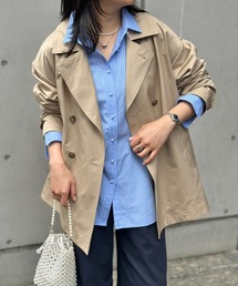 Emma Taylor | バックフレアミドルトレンチコート(トレンチコート)