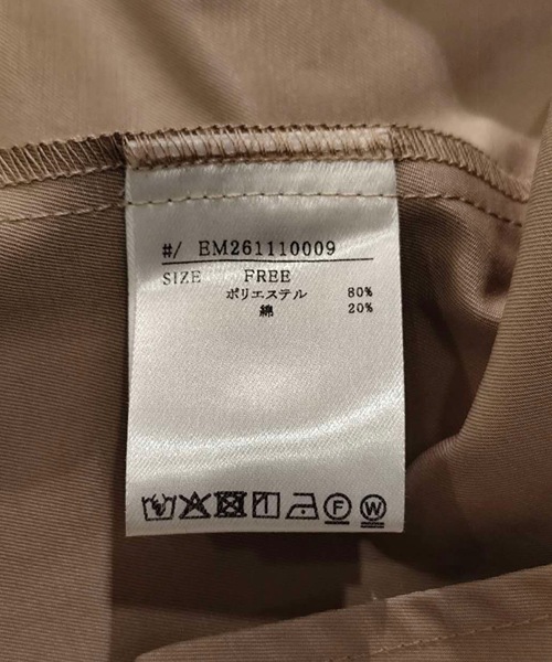 Emma Taylor(エマテイラー)の「バックフレアミドルトレンチコート(トレンチコート・レディース・ブラック/ベージュ・FREE)」の18枚目の写真