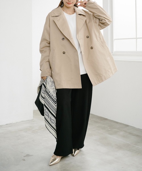 バックフレアミドルトレンチコート Emma Taylor│STYLEDOOR スタイルドア