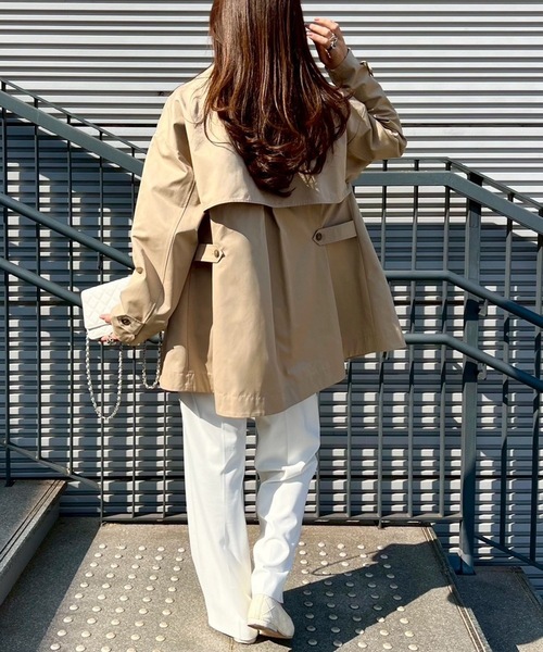 バックフレアミドルトレンチコート Emma Taylor│STYLEDOOR スタイルドア