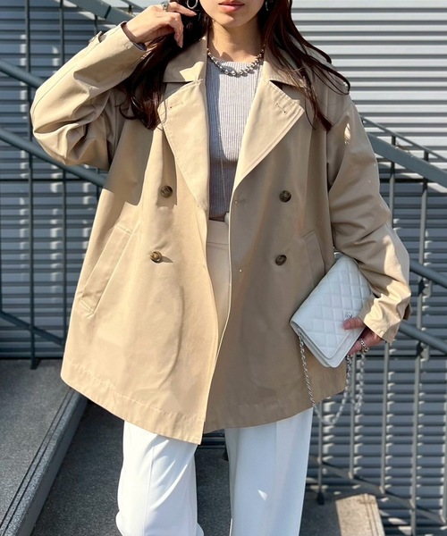バックフレアミドルトレンチコート Emma Taylor│STYLEDOOR スタイルドア
