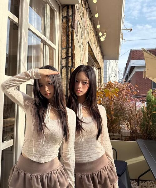 PAIN OR PLEASURE(ペインオアプレジャー)の「WRINKLED ORCHID TOP beige(Tシャツ/カットソー・レディース・その他・SMALL/MEDIUM)」の4枚目の写真
