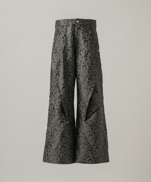CASPER JOHN（キャスパージョン）の「Paisley tuck pants/ペイズリータックパンツ（その他パンツ・メンズ・グレー/ブラック・LARGE/MEDIUM/SMALL/X-SMALL）」の22枚目の写真