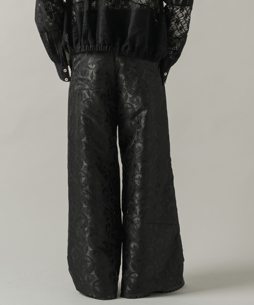 CASPER JOHN（キャスパージョン）の「Paisley tuck pants/ペイズリータックパンツ（その他パンツ・メンズ・グレー/ブラック・LARGE/MEDIUM/SMALL/X-SMALL）」の11枚目の写真