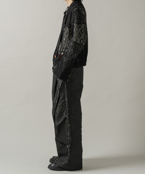 CASPER JOHN（キャスパージョン）の「Paisley tuck pants/ペイズリータックパンツ（その他パンツ・メンズ・グレー/ブラック・LARGE/MEDIUM/SMALL/X-SMALL）」の12枚目の写真