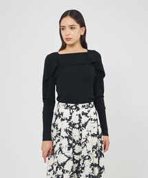 EPOCA（エポカ）の「ドレープショルダーニット プルオーバー（ニット/セーター）」