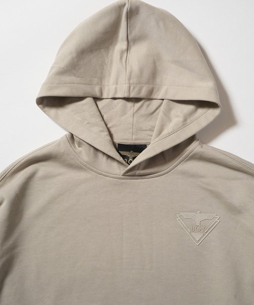BOY LONDON(ボーイロンドン)の「【BOY LONDON】BOY LOGO Patch Hoodie Parka(パーカー・メンズ・カーキ・MEDIUM/LARGE)」の3枚目の写真