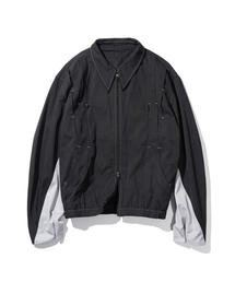 インバーテッドインシジョンブルゾンジャケットMSHJK001-BK