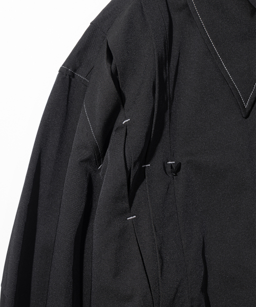 MASSNOUN(マスノウン)の「インバーテッドインシジョンブルゾンジャケットMSHJK001-BK(ブルゾン・メンズ・その他・LARGE/MEDIUM)」の6枚目の写真