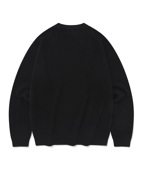 COVERNAT（カバーナット）の「ミドルCロゴクルーネックニットブラック（ニット/セーター・レディース・その他・XX-LARGE/X-SMALL/SMALL/MEDIUM/LARGE/X-LARGE）」の2枚目の写真