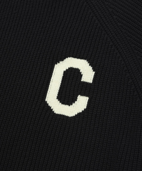 COVERNAT（カバーナット）の「ミドルCロゴクルーネックニットブラック（ニット/セーター・レディース・その他・XX-LARGE/X-SMALL/SMALL/MEDIUM/LARGE/X-LARGE）」の4枚目の写真