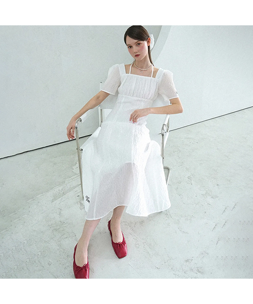 セール】Angel Wedding Long Onepiece WHITE（ワンピース）｜Vivacious