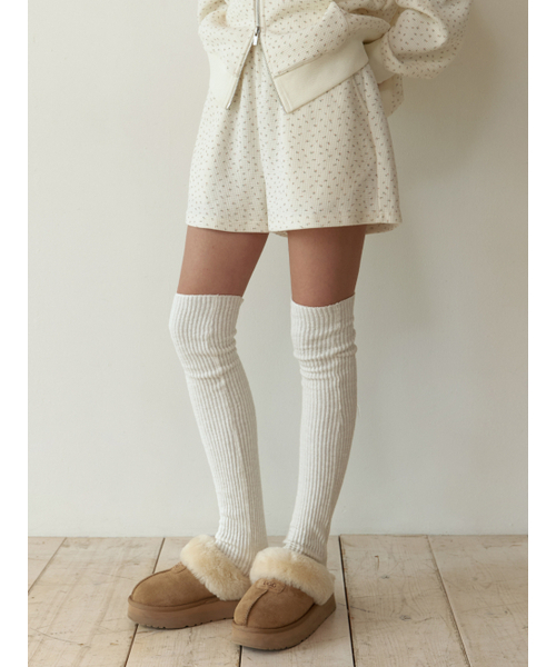 RE_L(リエル)の「Flowered waffle shorts (cream)(その他パンツ・レディース・その他・SMALL/MEDIUM)」の3枚目の写真