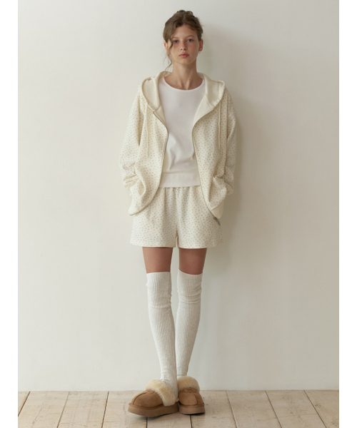 RE_L(リエル)の「Flowered waffle shorts (cream)(その他パンツ・レディース・その他・SMALL/MEDIUM)」の5枚目の写真