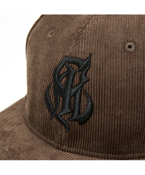 CALEE（キャリー）の「CAL NT LOGO CORDUROY BB CAP（キャップ・メンズ・ブラック/ブラウン/グリーン・FREE）」の6枚目の写真
