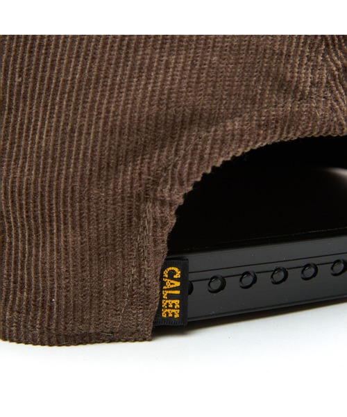 CALEE（キャリー）の「CAL NT LOGO CORDUROY BB CAP（キャップ・メンズ・ブラック/ブラウン/グリーン・FREE）」の7枚目の写真