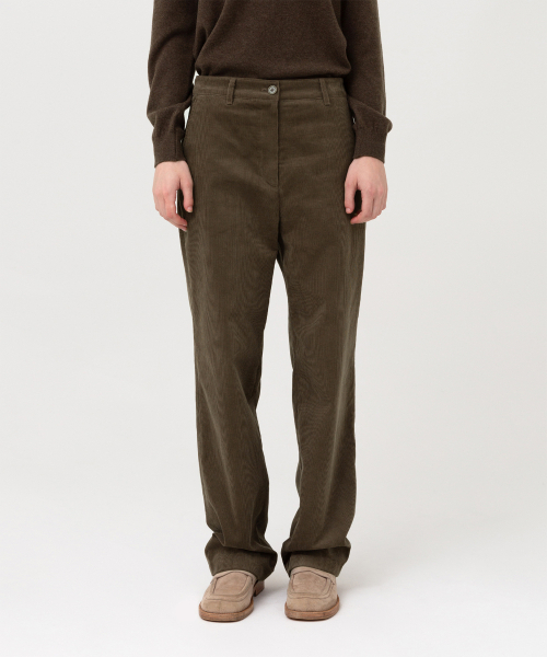 BROWNYARD(ブラウンヤード)の「W コーデュロイパンツ、ブラウン(その他パンツ・レディース・その他・1/2)」の3枚目の写真