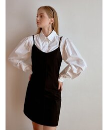 Scone mini dress (black)