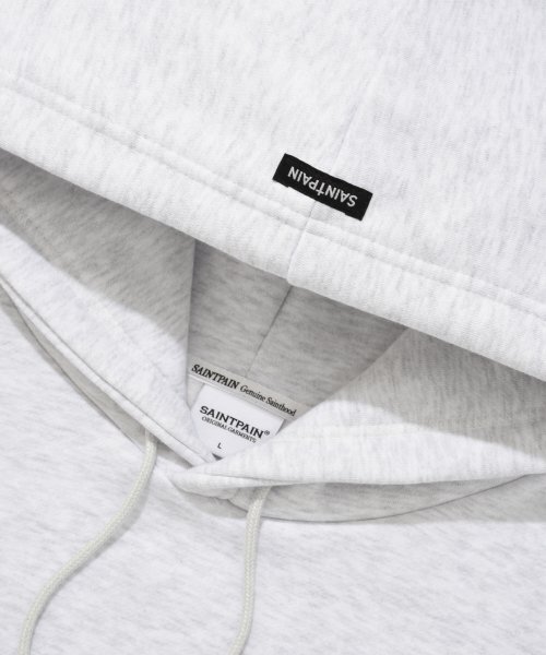SAINTPAIN（セイントペイン）の「SPセイントクラブバスティフード-アッシュメランジ（パーカー・レディース・その他・LARGE/MEDIUM/SMALL）」の3枚目の写真