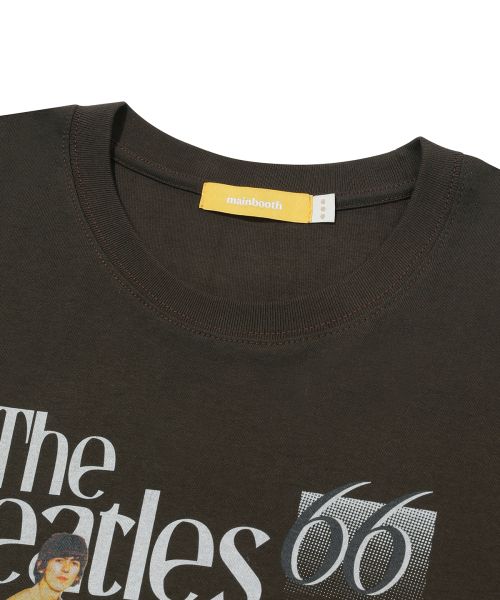 MAINBOOTH（メインブース）の「[ビートルズ] イエスタデイTシャツ(ブラウン)（Tシャツ/カットソー・レディース・その他・3/2）」の3枚目の写真