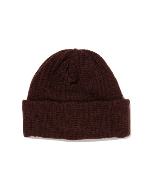 COOTIE PRODUCTIONS（クーティープロダクションズ）の「Random Rib Cuffed Beanie（ニットキャップ/ビーニー・メンズ・バーガンディー/ブラック/チャコールグレー・FREE）」の3枚目の写真