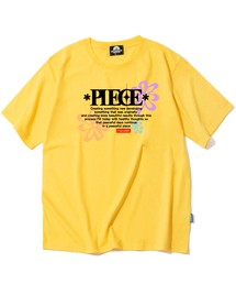 TRIPSHION（トリップション）の「ピースフラワーグラフィックTシャツ - イエロー（Tシャツ/カットソー）」