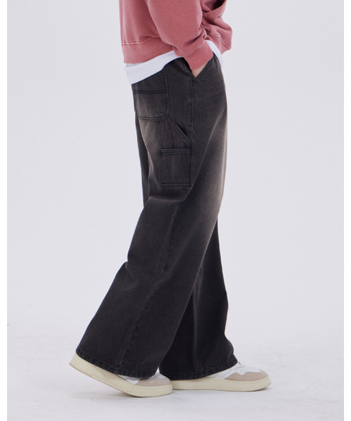 DYSFUNCT(ディスファンクト)の「KEY RING WASHING DENIM PANTS(BLACK)(デニムパンツ・メンズ・その他・LARGE/MEDIUM/X-LARGE/SMALL)」の1枚目の写真