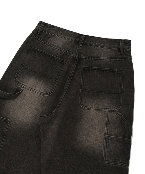 DYSFUNCT(ディスファンクト)の「KEY RING WASHING DENIM PANTS(BLACK)(デニムパンツ・メンズ・その他・LARGE/MEDIUM/X-LARGE/SMALL)」の4枚目の写真