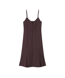 Nola slip dress _ Brown