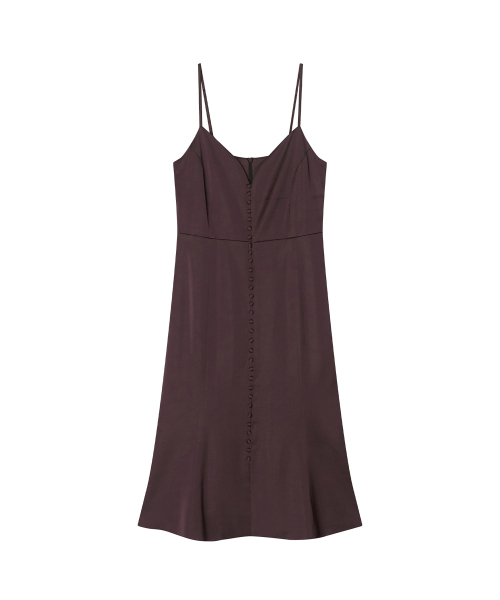 MAYVERU（メイバーユー）の「Nola slip dress _ Brown（ワンピース・レディース・その他・SMALL/MEDIUM）」の4枚目の写真