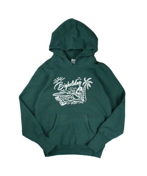 TMT（ティーエムティー）の「【TMT/ティーエムティー】VINTAGE SWEAT HOODIE TROPICAL（パーカー・メンズ・アイボリー/オレンジ/グリーン/ベージュ・X-LARGE/LARGE/MEDIUM/SMALL）」の3枚目の写真