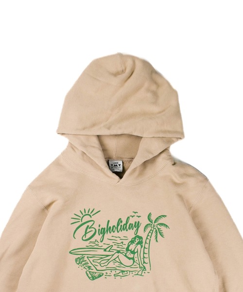 TMT（ティーエムティー）の「【TMT/ティーエムティー】VINTAGE SWEAT HOODIE TROPICAL（パーカー・メンズ・アイボリー/オレンジ/グリーン/ベージュ・X-LARGE/LARGE/MEDIUM/SMALL）」の21枚目の写真