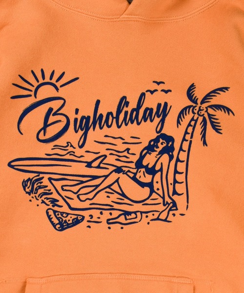 TMT（ティーエムティー）の「【TMT/ティーエムティー】VINTAGE SWEAT HOODIE TROPICAL（パーカー・メンズ・アイボリー/オレンジ/グリーン/ベージュ・X-LARGE/LARGE/MEDIUM/SMALL）」の14枚目の写真