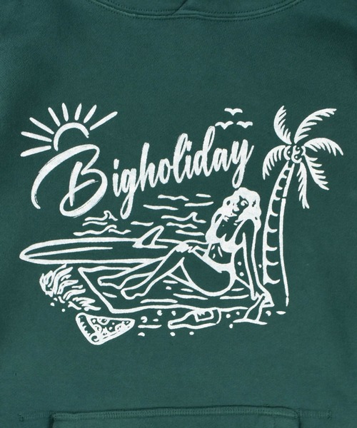 TMT（ティーエムティー）の「【TMT/ティーエムティー】VINTAGE SWEAT HOODIE TROPICAL（パーカー・メンズ・アイボリー/オレンジ/グリーン/ベージュ・X-LARGE/LARGE/MEDIUM/SMALL）」の7枚目の写真