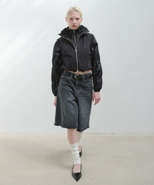 AOPT(アオプト)の「PANEL DENIM BERMUDA PANTS - GRAY(その他パンツ・レディース・その他・SMALL/MEDIUM)」の5枚目の写真
