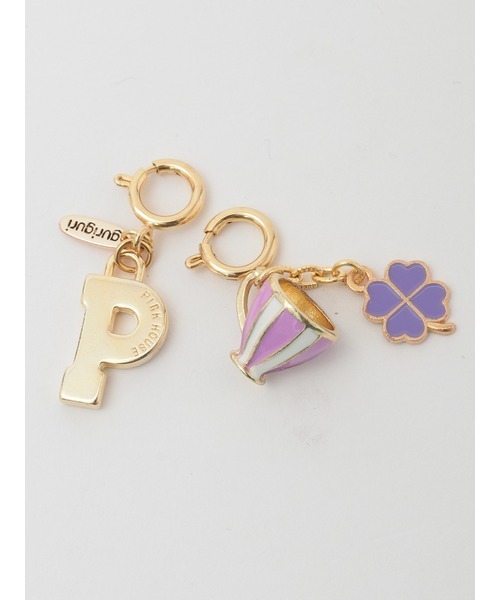 PINK HOUSE(ピンクハウス)の「クローバー&ティーカップシューズチャーム(シューズアクセサリー・レディース・ピンク/イエロー/パープル/レッド・フリー)」の1枚目の写真