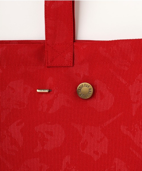RADIO EVA(ラヂオエヴァ)の「RADIO EVA A305 EVANGELION MONOGRAM NYLON LUNCH BAG(ハンドバッグ・メンズ・レッド/ブルー/ブラック・FREE)」の6枚目の写真