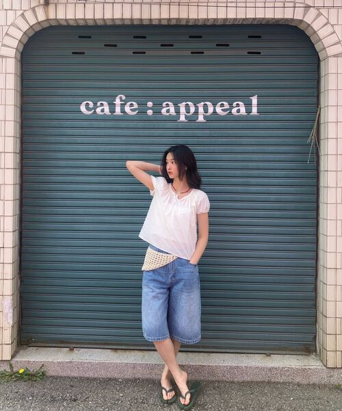 JULIAPEPE（ジュリアペペ）の「Amy Shirring Puff Blouse (Cream)（シャツ/ブラウス・レディース・その他・FREE）」の14枚目の写真