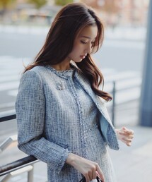 TOCCA｜トッカ（レディース）のノーカラージャケット通販 - ZOZOTOWN