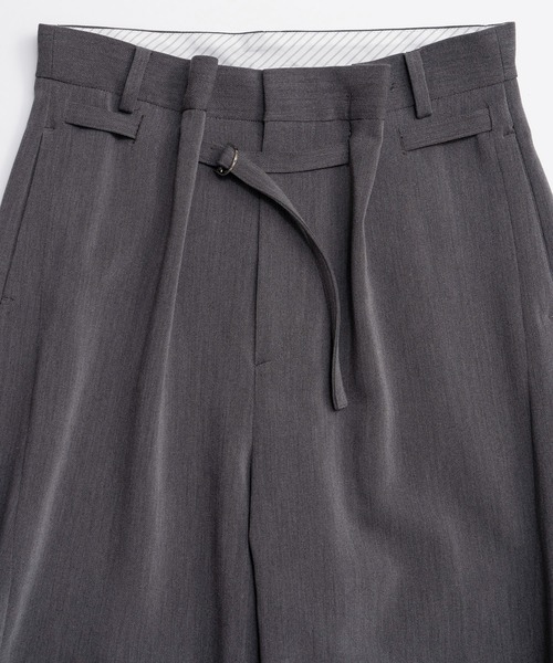 MAISON SPECIAL(メゾンスペシャル)の「Eyelet Tuck Pants/アイレットタックパンツ(その他パンツ・レディース・グレー・38/36)」の18枚目の写真